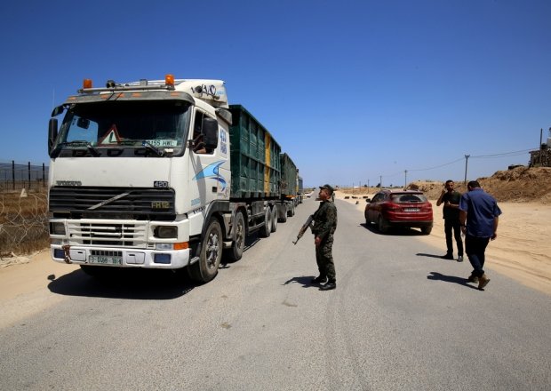 Aid Trucks into Gaza