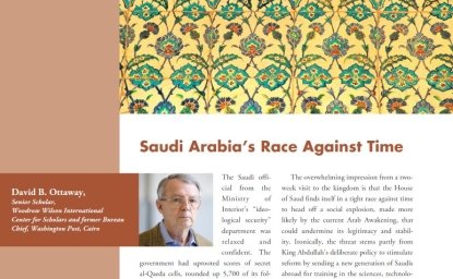 Saudi Arabia's Race against Time