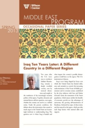 Iraq Ten Years Later: A Different Country in a Different Region (Spring 2013)