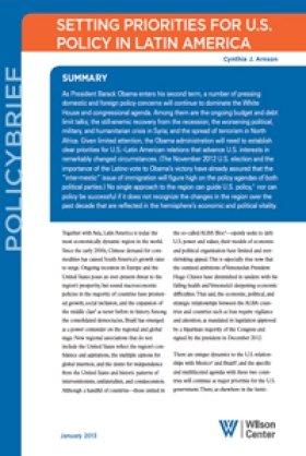 Setting Priorities for U.S. Policy in Latin America