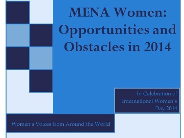 MENA Women: Opportunities and Obstacles in 2014