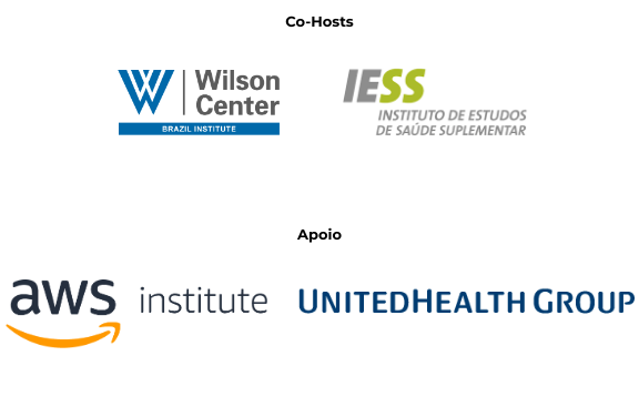 logos IESS, UnitedHealth Group, e AWS Institute