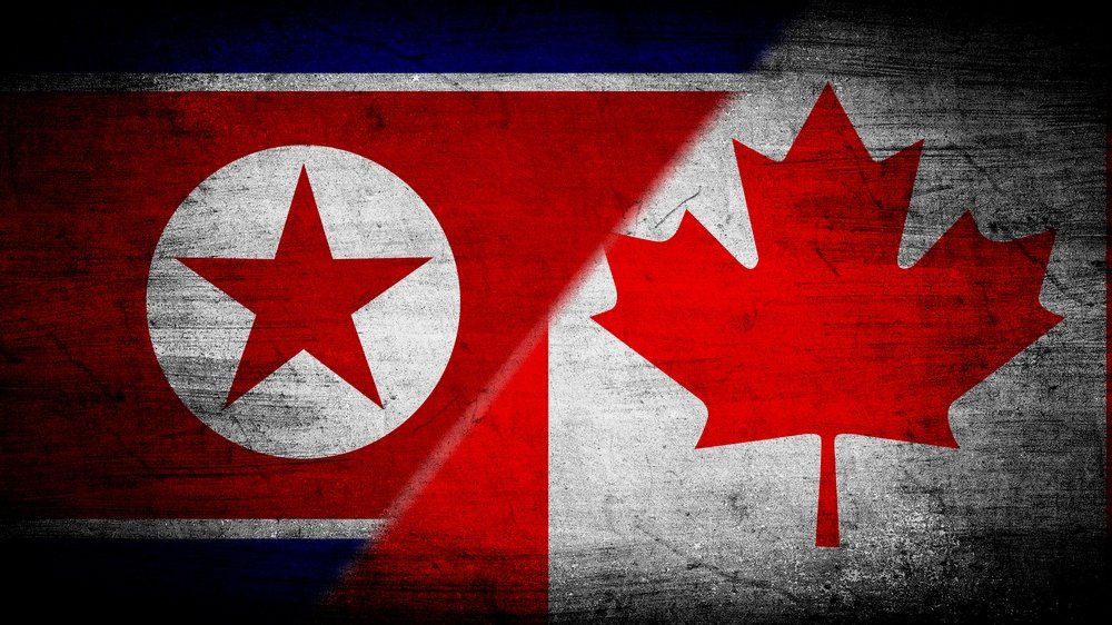 Canada_NorthKorea_Flags