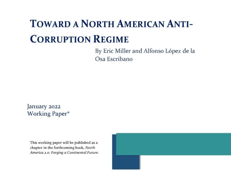 Toward a North American Anti-Corruption Regime Cover Page