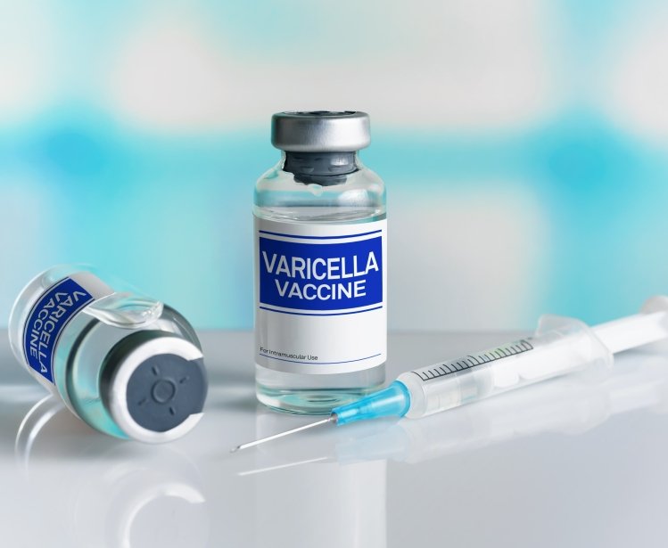  Two vials with vaccine doses
