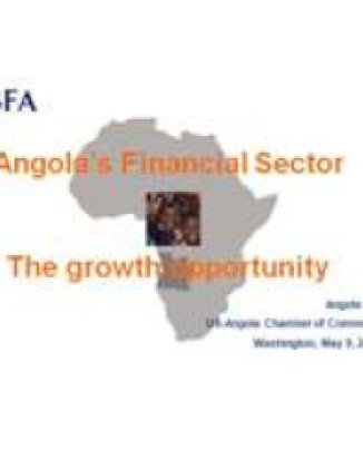 Angola's Financial Sector: The Growth Opportunity