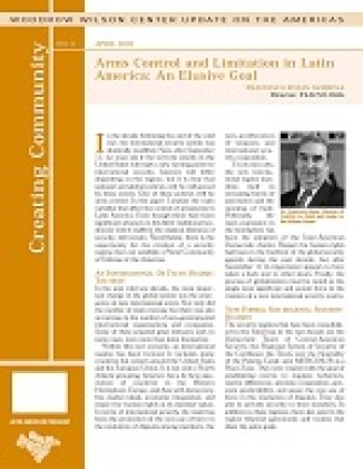 Arms Control and Limitation in Latin America: An Elusive Goal