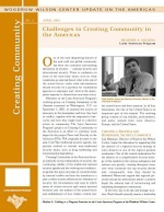 Challenges to Creating Community in the Americas