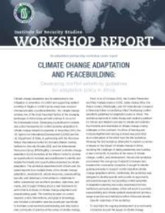 Climate Change Adaptation and Peacebuilding