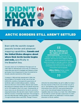 Arctic Borders Still Aren't Settled