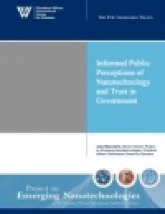 PEN 1 - Informed Public Perceptions of Nanotechnology and Trust in Government
