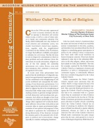 Whither Cuba? The Role of Religion