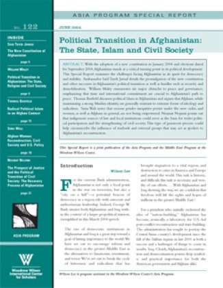 Political Transition in Afghanistan: The State, Islam and Civil Society