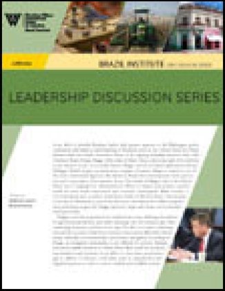 Leadership Discussion Series: A Conversation with the Governor of the State of Mato Grosso, Blairo Maggi