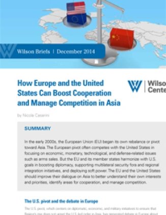 How Europe and the United States Can Boost Cooperation and Manage Competition in Asia