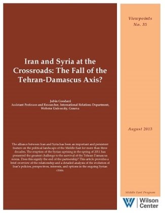 Iran and Syria at the Crossroads: The Fall of the Tehran-Damascus Axis?