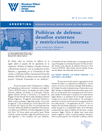 Políticas de Defensa: Desafíos Externos y Restricciones Internas