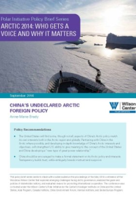 China's Undeclared Arctic Foreign Policy