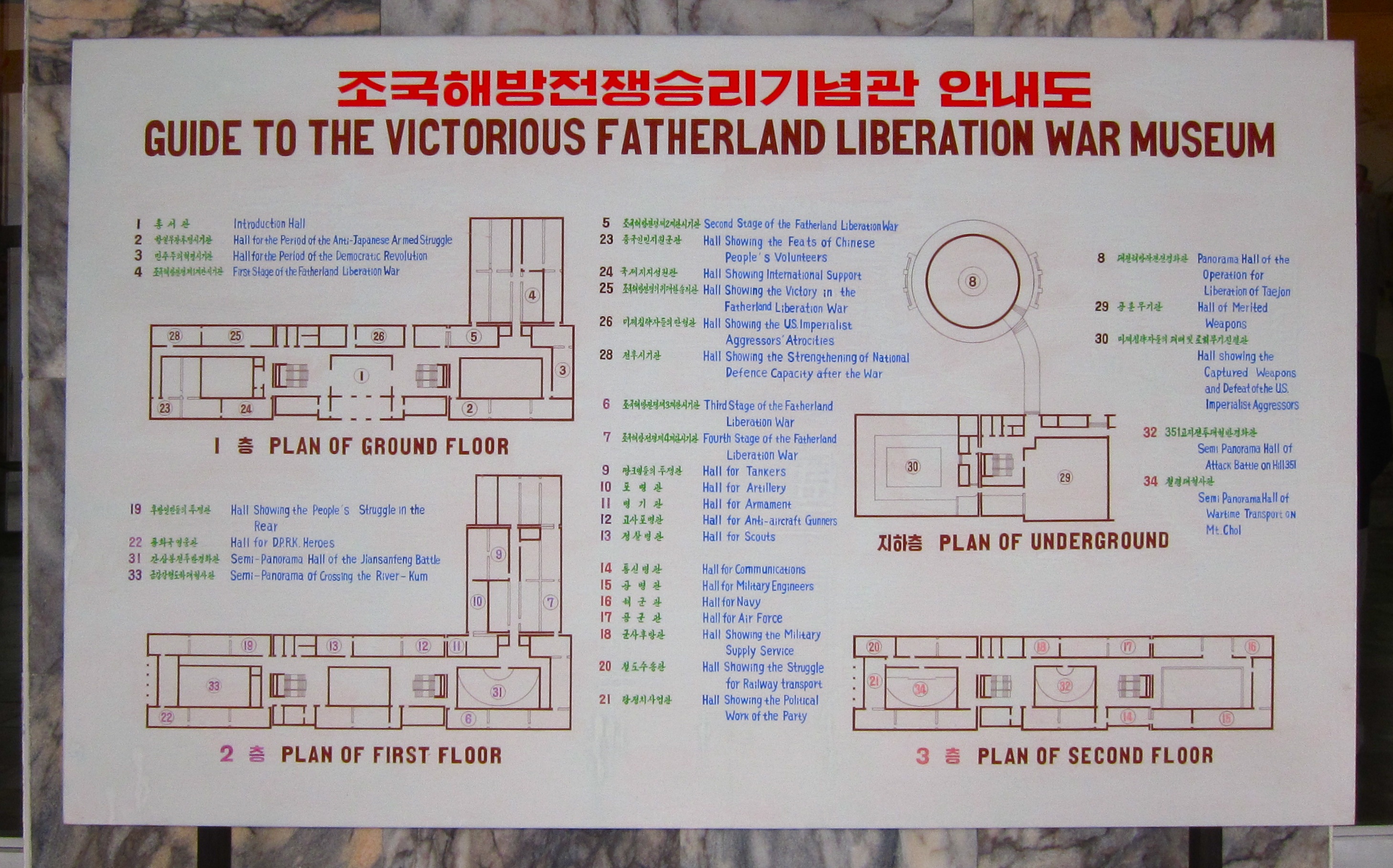 A guide to Pyongyang's Korean War museum. Source: Wiki Commons.