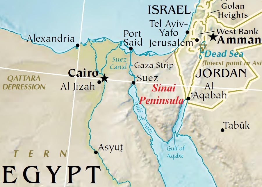 middle east map sinai peninsula The Sinai Jihadism S Latest Frontline Wilson Center middle east map sinai peninsula