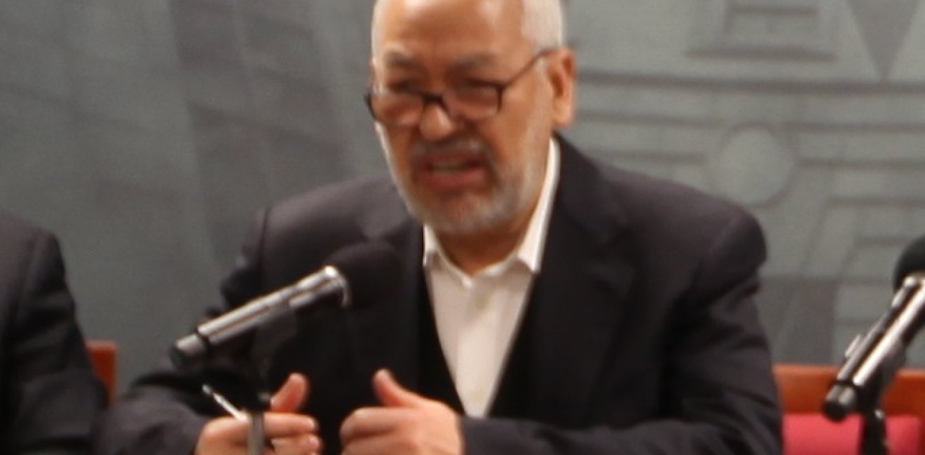 Discussion with Rachid Ghannouchi, leader of the Ennahda party in Tunisia