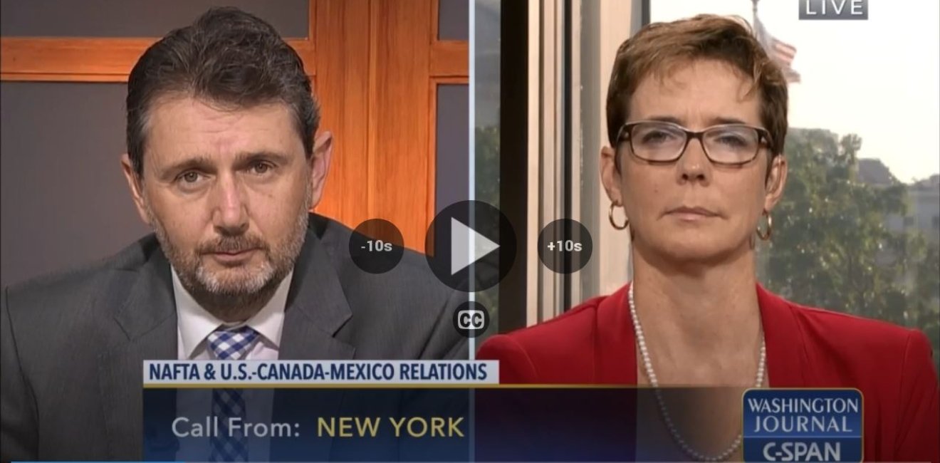 Live on C-SPAN: Laura Dawson and Duncan Wood on NAFTA and North American Relations