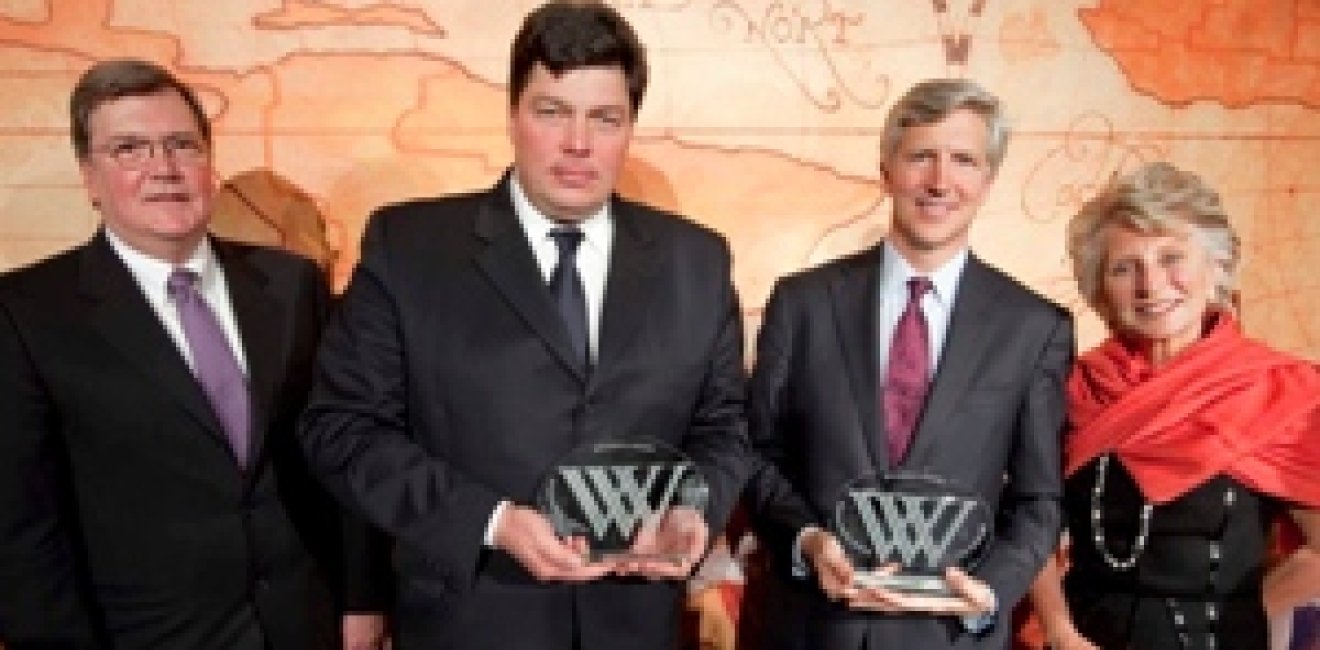 Woodrow Wilson Center Honors Drew Guff and Mikhail Margelov at the 2011 Kathryn and Shelby Cullom Davis Awards Dinner