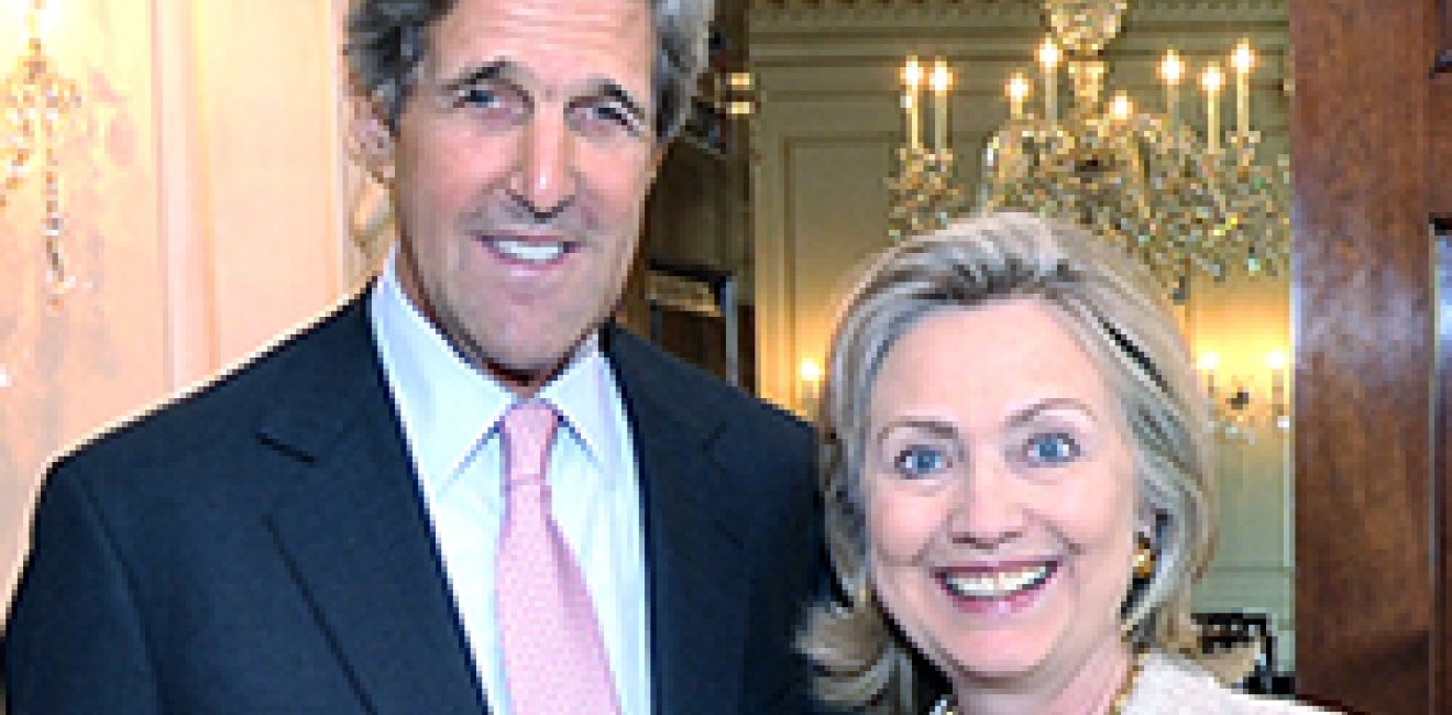 John Kerry and Hillary Clinton