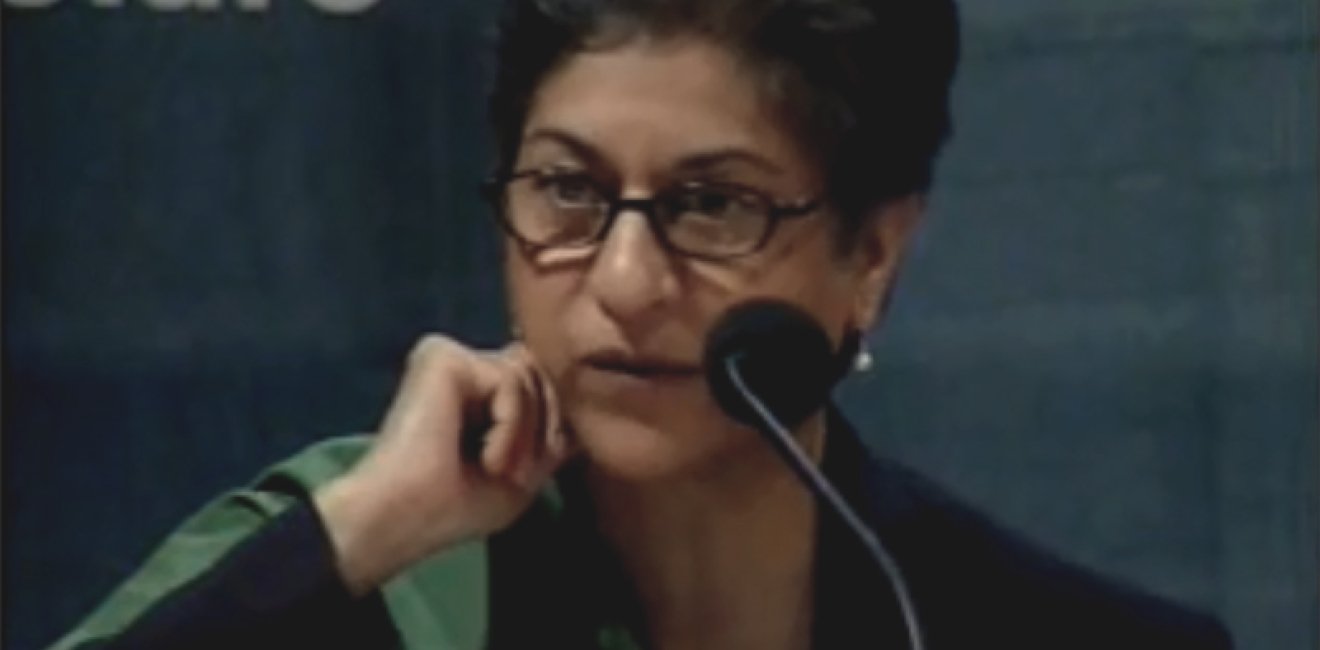 Asma Jehangir speaking at the Wilson Center in 2005