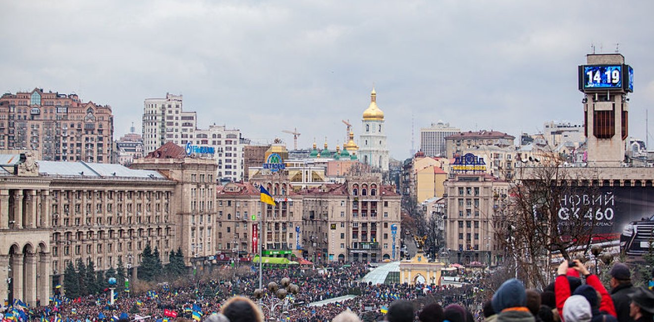 Euromaidan in Kyiv. Source: Wikimedia Commons.