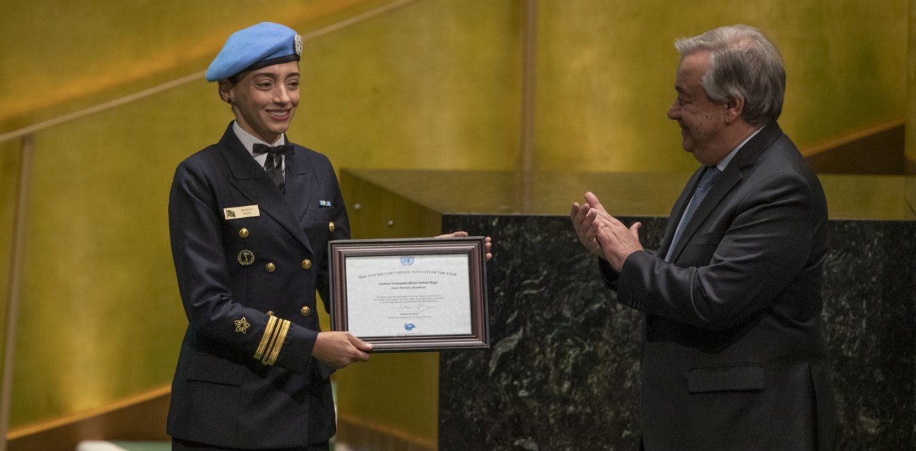 Brazilian Navy Officer Receives UN Gender Advocate Award, Shows Why Women Peacekeepers Matter