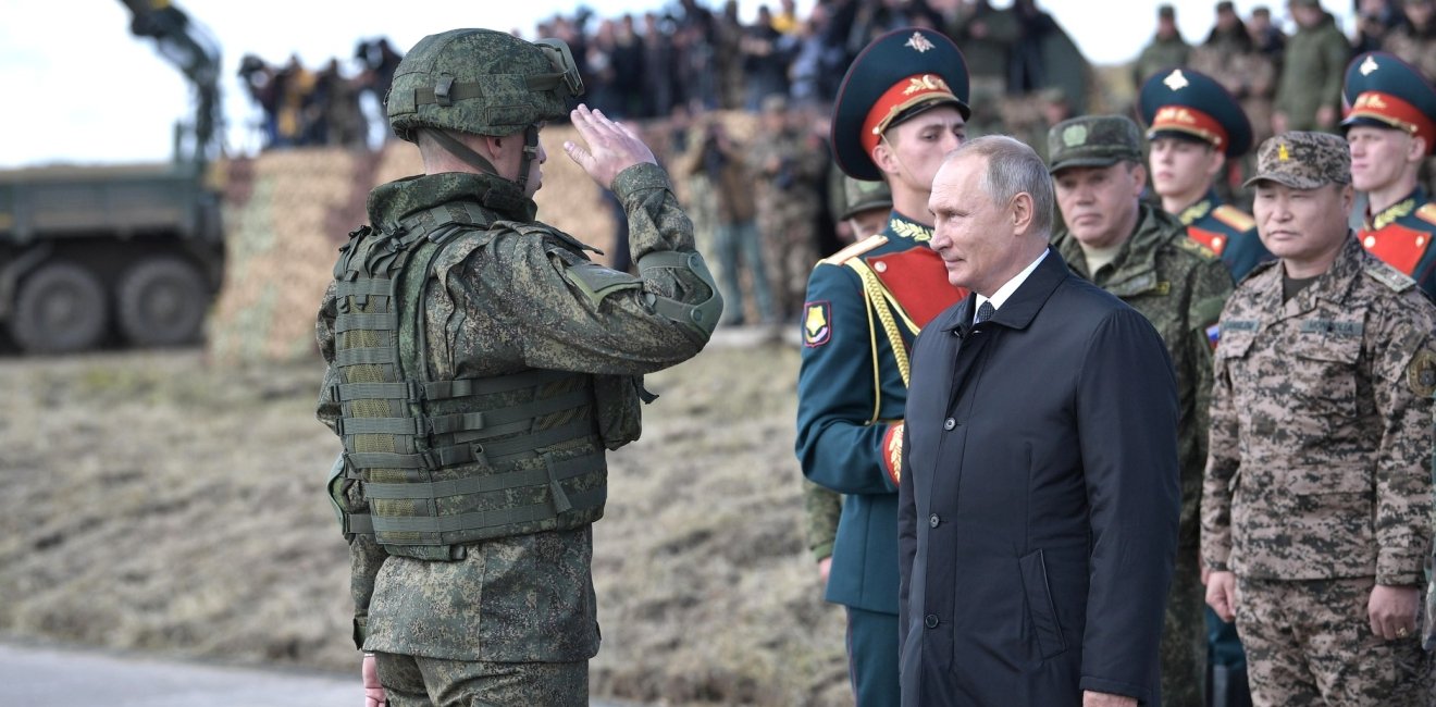 Photo from September 2018 of the Tsugol Training Range and Military Exercises. Source: Kremlin.ru