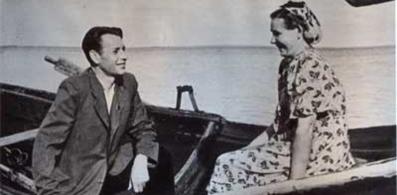 First Secretary of the Central Committee of the Belorussian Communist Party Pyotr Masherov with his wife Polina in 1950. Source: archives.gov.by