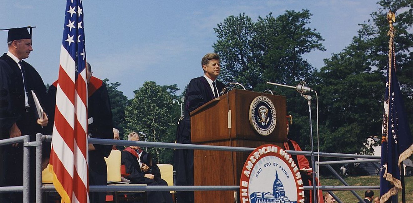 resident Kennedy American University Commencement Address June 10, 1963