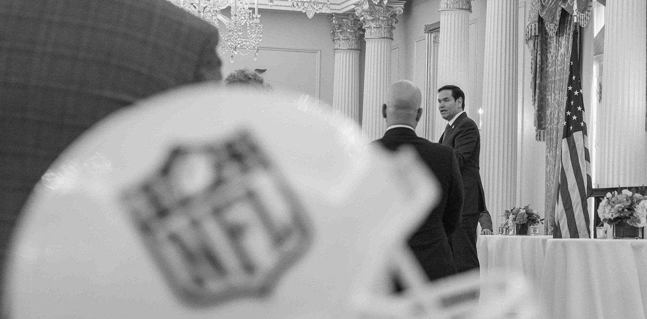 Secretary Marco Rubio hosts an NFL DC Day Reception