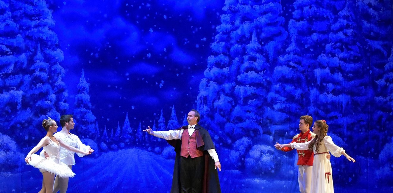 Scene from The Nutcracker ballet performed by the New Mexico Dance Theater in 2014.