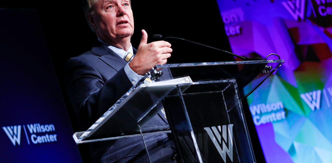 Senator Lindsey Graham at the 2019 Wilson Awards Dinner