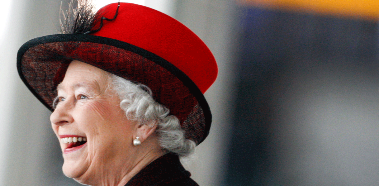 London, England - March 14, 2008: Her Royal Highness Queen Elizabeth II smiles during a visit in London.