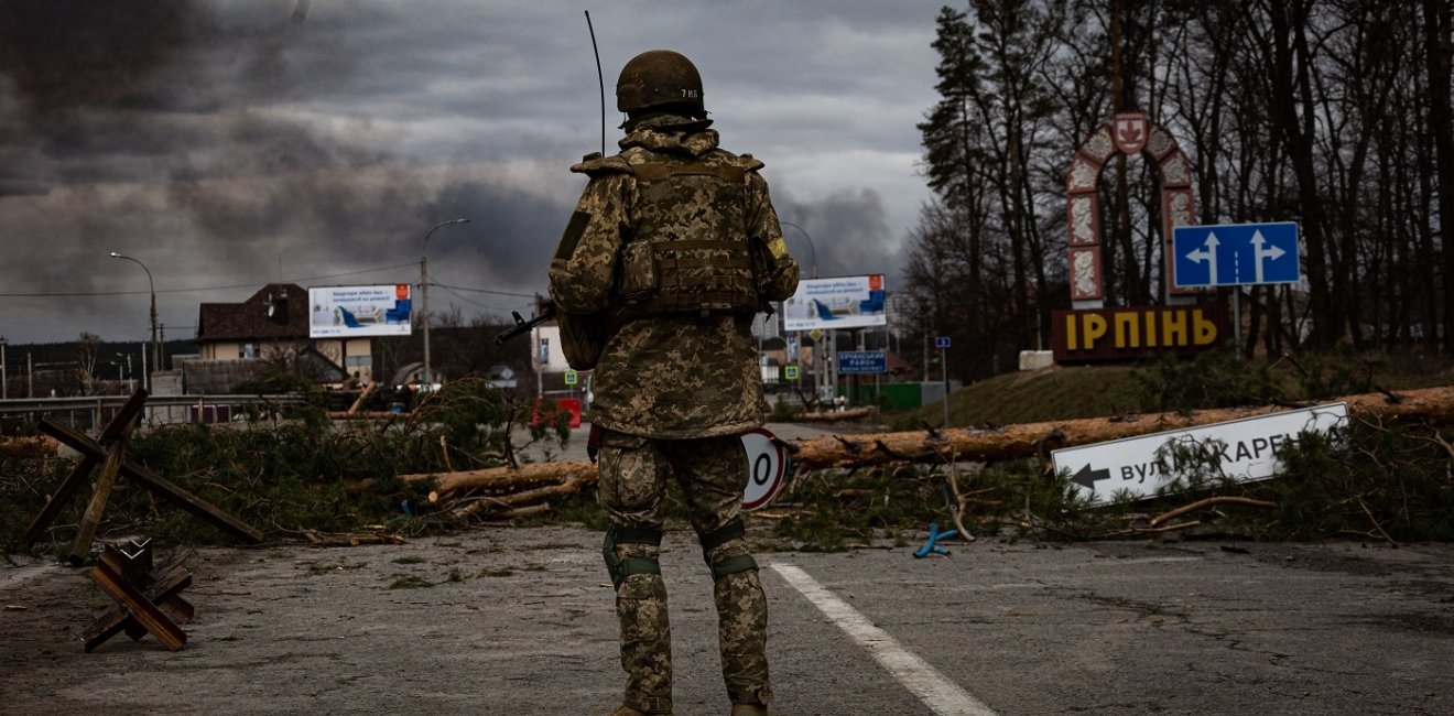 Ukrainian soldier