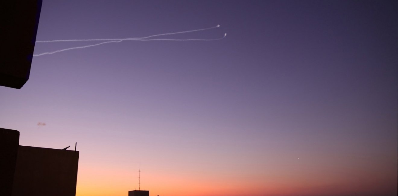 Iron Dome missile defense system shoots down rocket