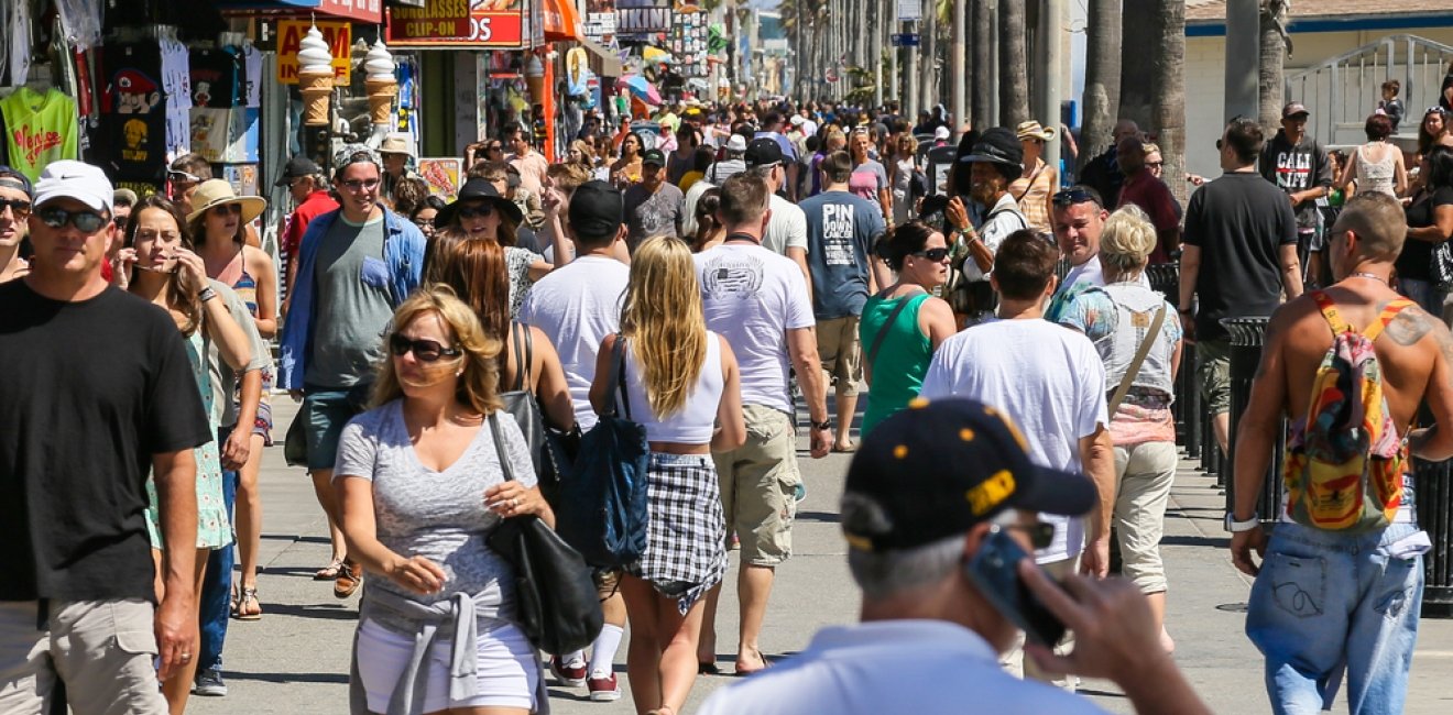 Venice Beach Crowd