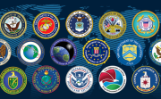 Emblems of U.S. intelligence agencies