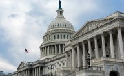 View of the United States Capitol Building in Washington DC.