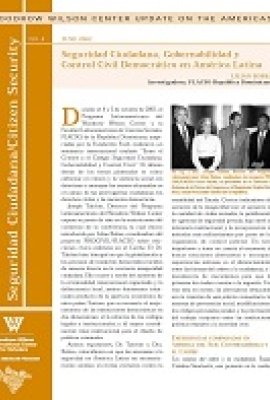 Seguridad Ciudadana, Gobernabilidad y Control Civil Democr&#225;tico en Am&#233;rica Latina