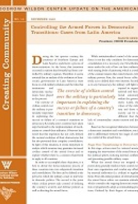 Controlling the Armed Forces in Democratic Transitions: Cases from Latin America
