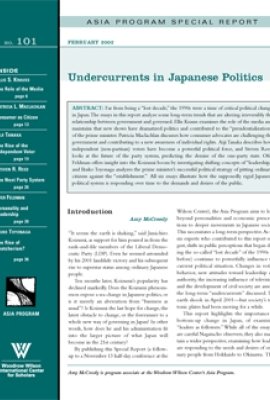 Undercurrents in Japanese Politics