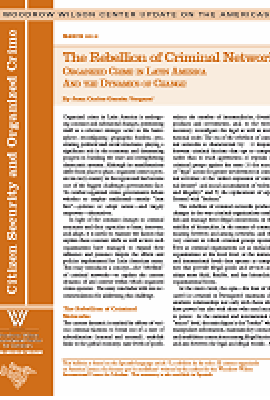 The Rebellion of Criminal Networks: Organized Crime in Latin America and the Dynamics of Change