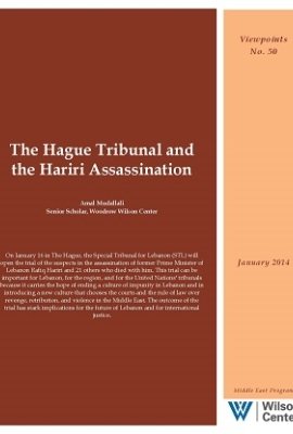 The Hague Tribunal and the Hariri Assassination