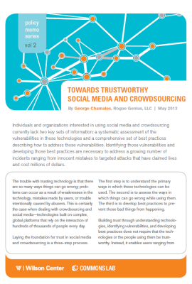 Towards Trustworthy Social Media and Crowdsourcing