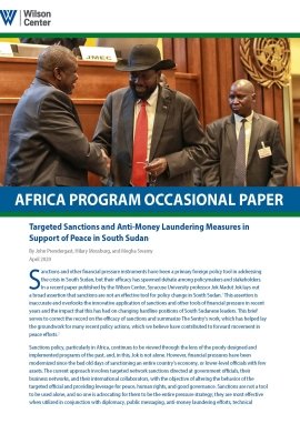 Targeted Sanctions and Anti-Money Laundering Measures in Support of Peace in South Sudan